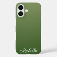 Personalised green ombre