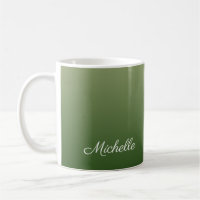 Personalised green ombre