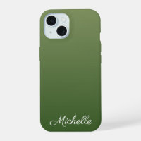 Personalised green ombre