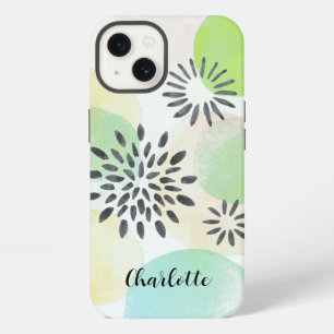 Personalised Green Pattern iPhone 13 Case