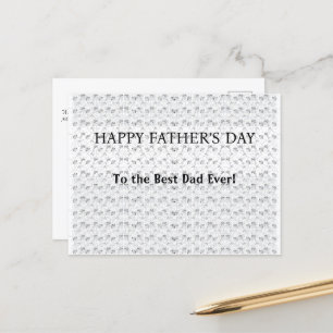 Personalised Greeting for Dad, Grandpa, or Husband Holiday Postcard