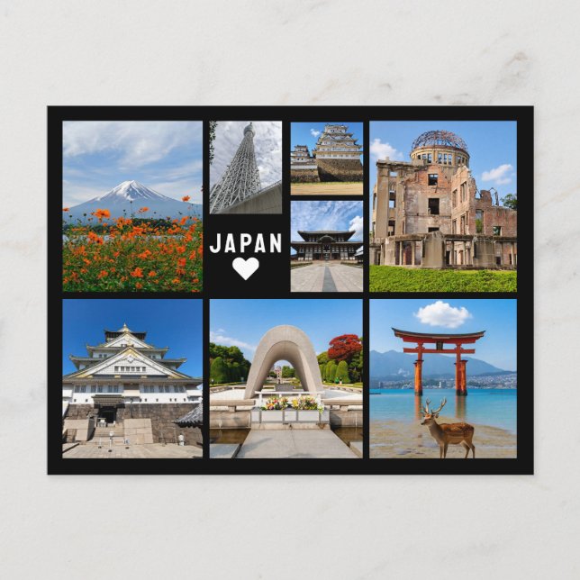 Personalised, Greetings from Japan Postcard (Front)