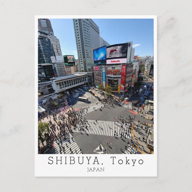 Personalised, Greetings from TOKYO Shibuya, Japan Postcard (Front)