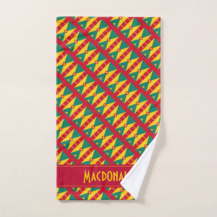 Personalised GRENADA CARRIACOU Hand Towel