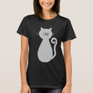 Personalised Grey Cat T-Shirt