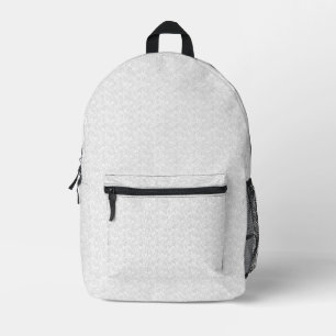 Personalised Grey Floral Backpack