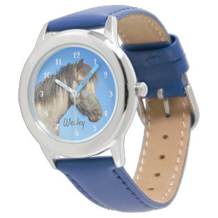 Personalised Grey Pony Watch