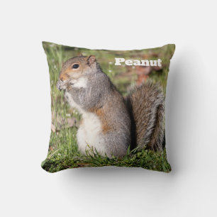 Personalised Grey Squirrel Cushion