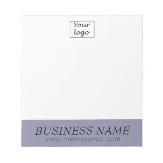 Personalised Grey Violet Store Gift Notepad