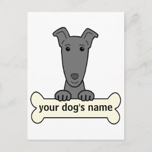 Personalised Greyhound Postcard