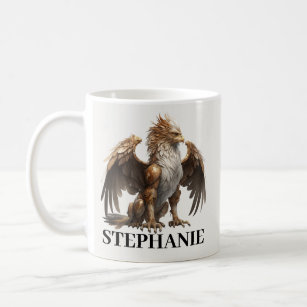 Personalised Griffin Gryphon fantasy Creature  Coffee Mug