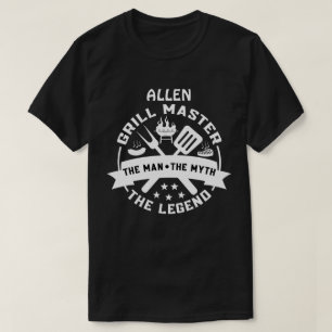 Personalised Grill Master Street Art T-Shirt