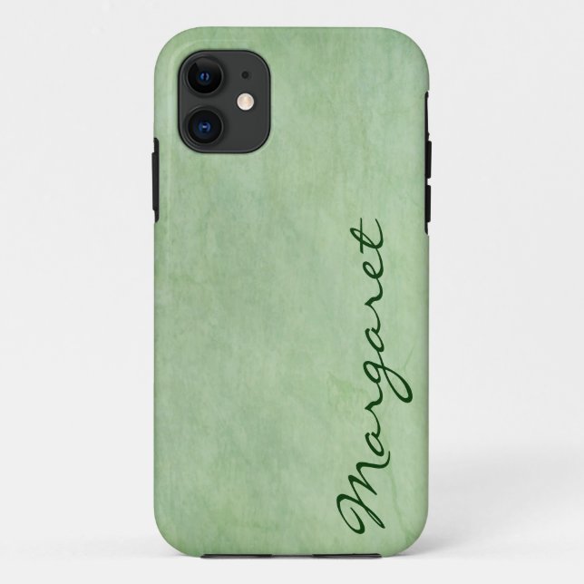 Personalised Gritty Green Case-Mate iPhone Case (Back)