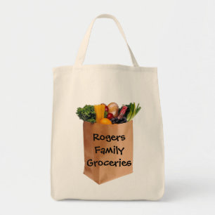 Personalised Grocery Bag - Go Green!