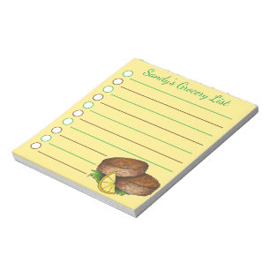 Personalised Grocery List Maryland Crab Cakes Notepad