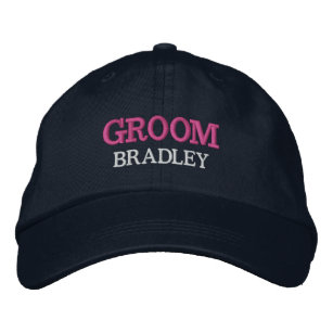 Personalised Groom Bachelor Party Custom Embroidered Hat
