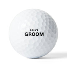 Personalised Groom Golf Ball | Custom Wedding Golf