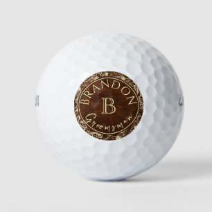 Personalised Groomsman Golf Balls