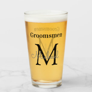 personalised  groomsmen,elegant stylish glass