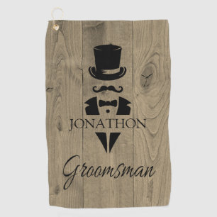Personalised Groomsmen  Golf Towel