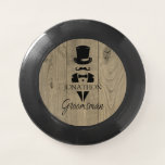Personalised Groomsmen Wham-O Frisbee<br><div class="desc">Personalised Groomsmen Wham-O Frisbee. Personalise this design with your own text. Further customise this design by selecting the "customise further" link.</div>