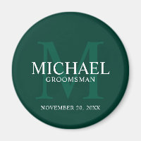 Personalised Groomsmen's name and monogram