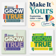 Personalised Grow True Magnet