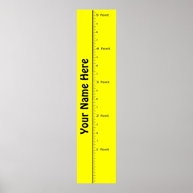 Personalised Growth Chart (Front)