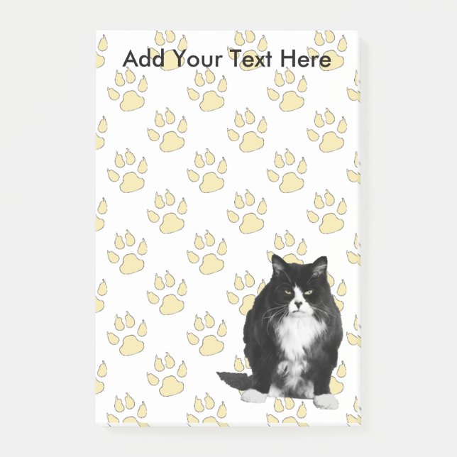 Personalised Grumpy Cat Post-it-Note Pad Post-it Notes (Front)