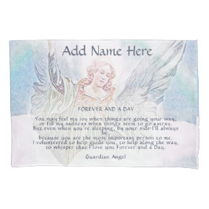 Personalised Guardian Angel Blanket Pillowcase
