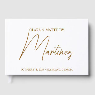 Personalised Guest Book Wedding Reception custom 