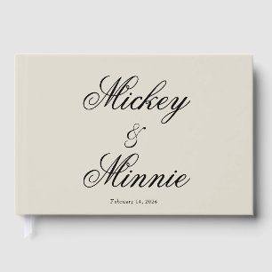 Personalised Guest Book with Custom Text and Photo