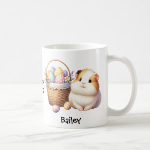 Personalised Guinea Pig Easter/Spring Mug