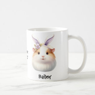Personalised Guinea Pig Easter/Spring Mug