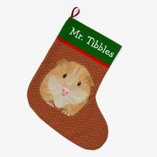 Personalised Guinea Pig Large Christmas Stocking