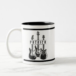 Personalised Guitar Player Gift Mug For Guitarist
