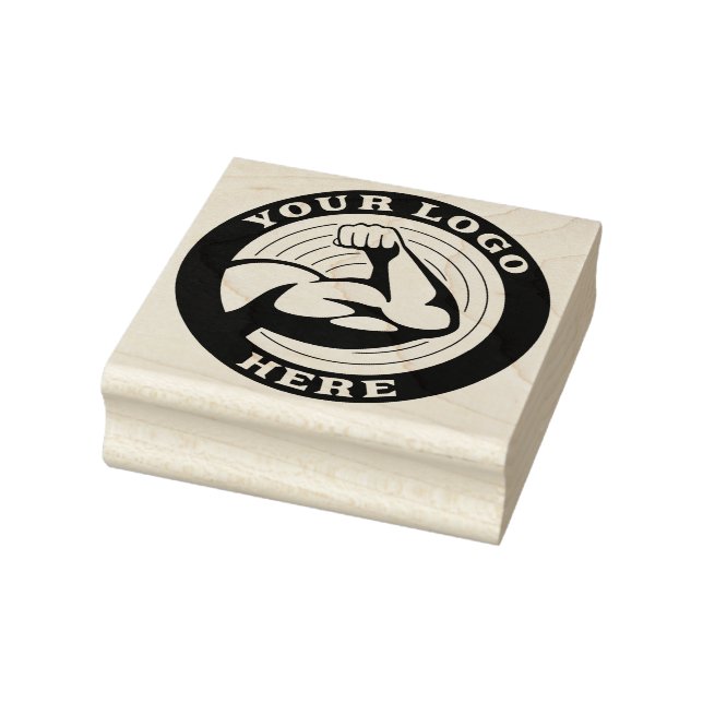 Personalised Gym Business Brand Logo Rubber Stamp (Stamp)