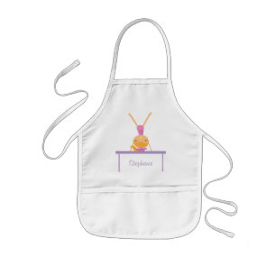 Personalised gymnastics balance beam kids apron