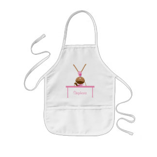 Personalised gymnastics balance beam kids apron