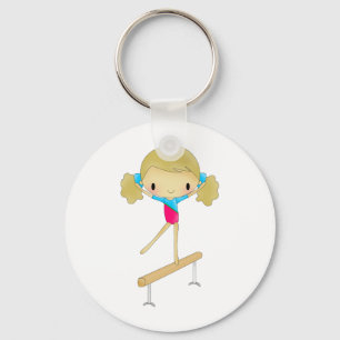 Personalised Gymnastics gifts and accessories Key Ring