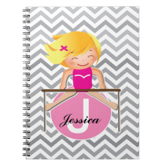 Personalised Gymnastics GIRL Notebook