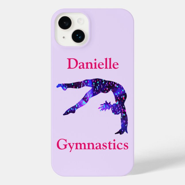 Personalised Gymnastics Handspring iPhone Case (Back)