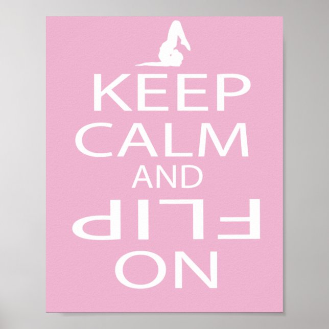 Personalised GYMNASTICS Poster (Front)