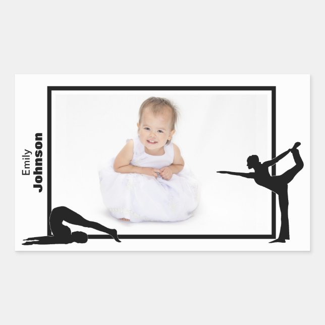 Personalised Gymnastics Stickers (Front)
