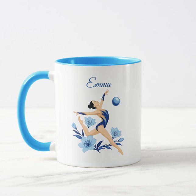 Personalised gymnast's  mug (Left)