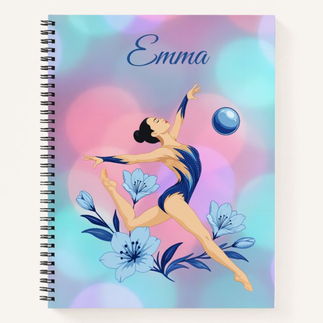 Personalised gymnast's notebook (Front)