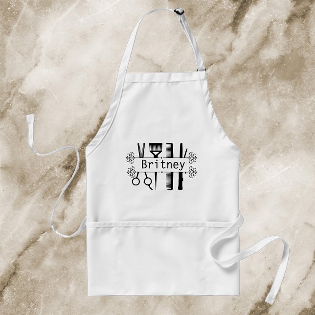Personalised Hair Stylist Hairdresser Standard Apron (Creator Uploaded)