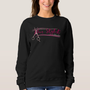 Personalised Hair Stylist Sweatshirt