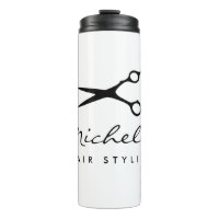 Personalised hair stylist thermal tumbler mug gift