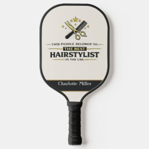 Personalised Hairstylist Pickleball Paddle – Haird